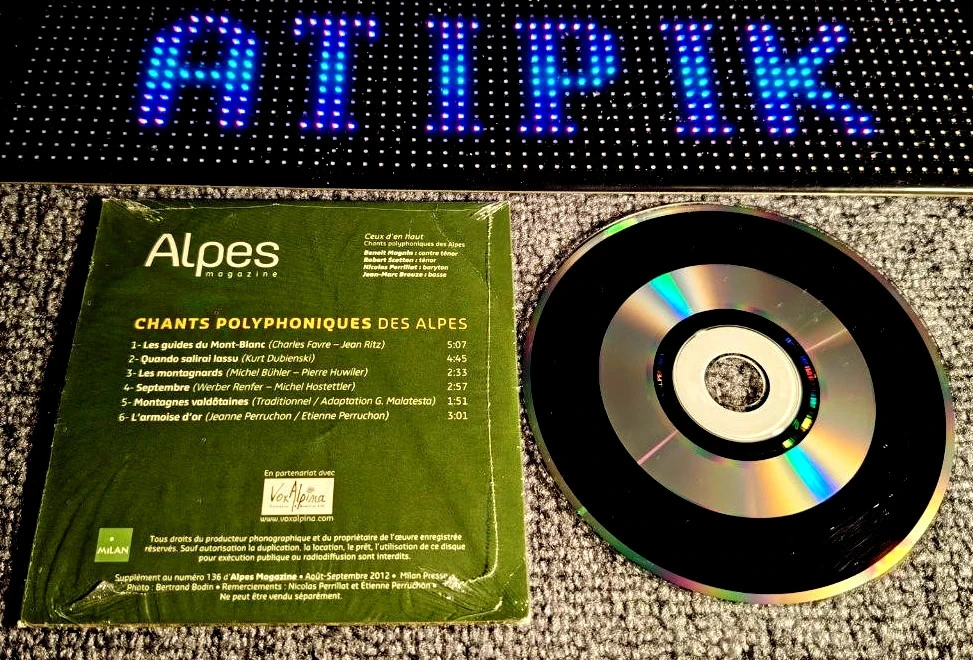 Rare Cd Chants Polyphoniques Des Alpes Edition Collector Alpes Magazine 💕 – photo 2